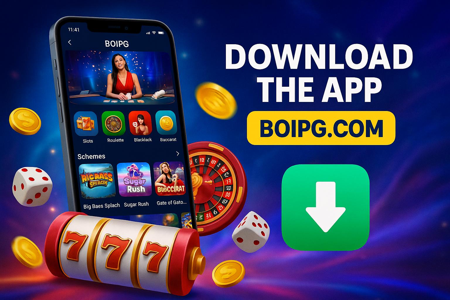 Baixar o BOIPG.COM Cassino App