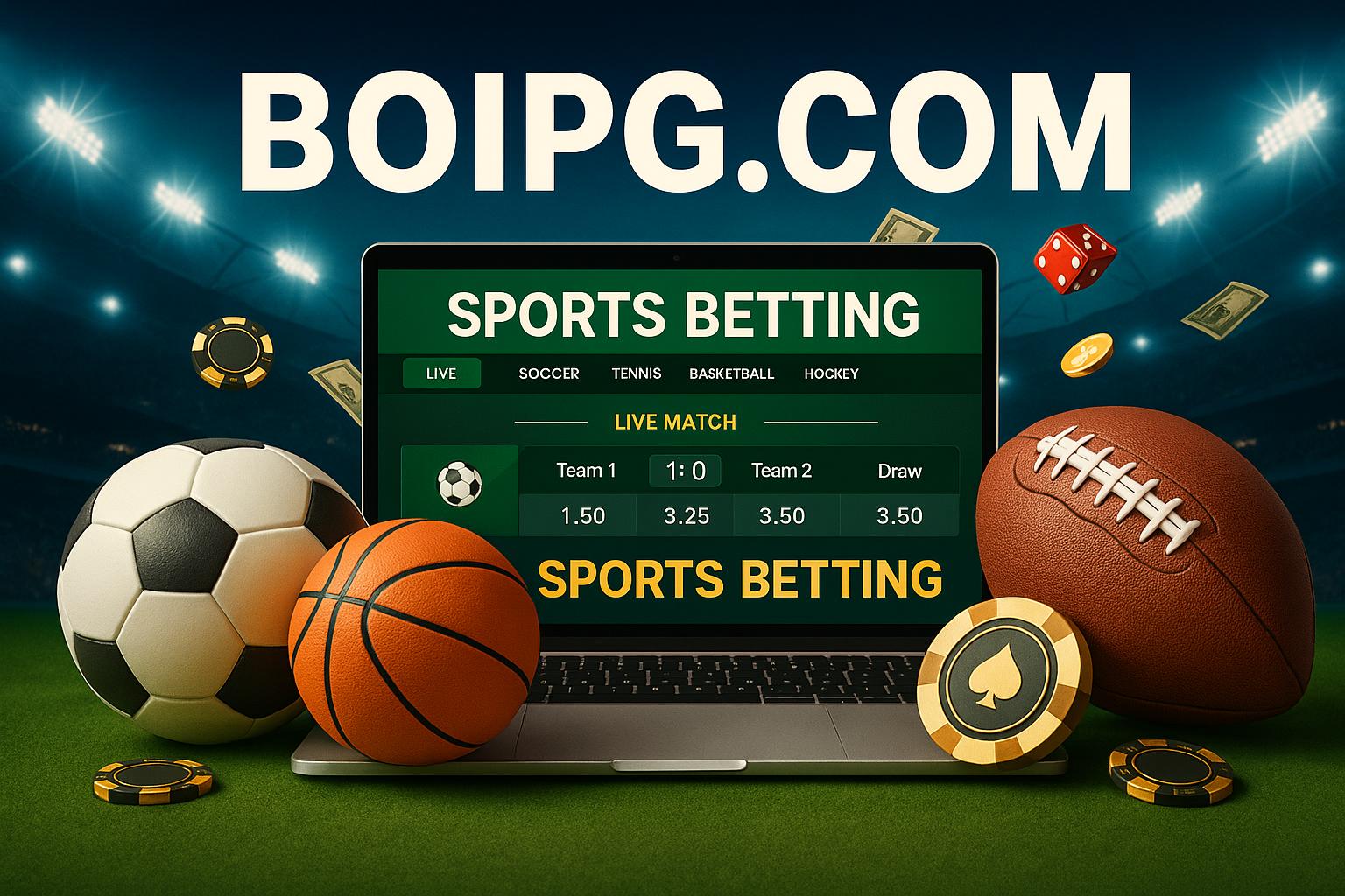 Aposte em apostas esportivas no cassino online BOIPG.COM